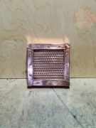 Вентиляционная решетка из меди с жалюзи и сеткой